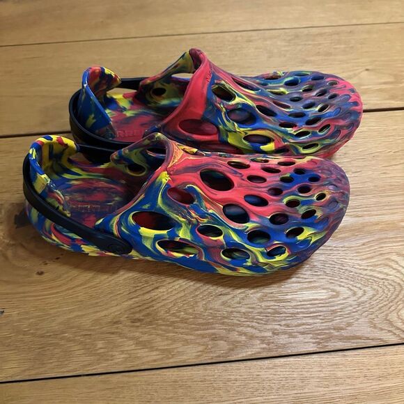 Merrell men’s hydro moc water shoes 9 rainbow main image 5